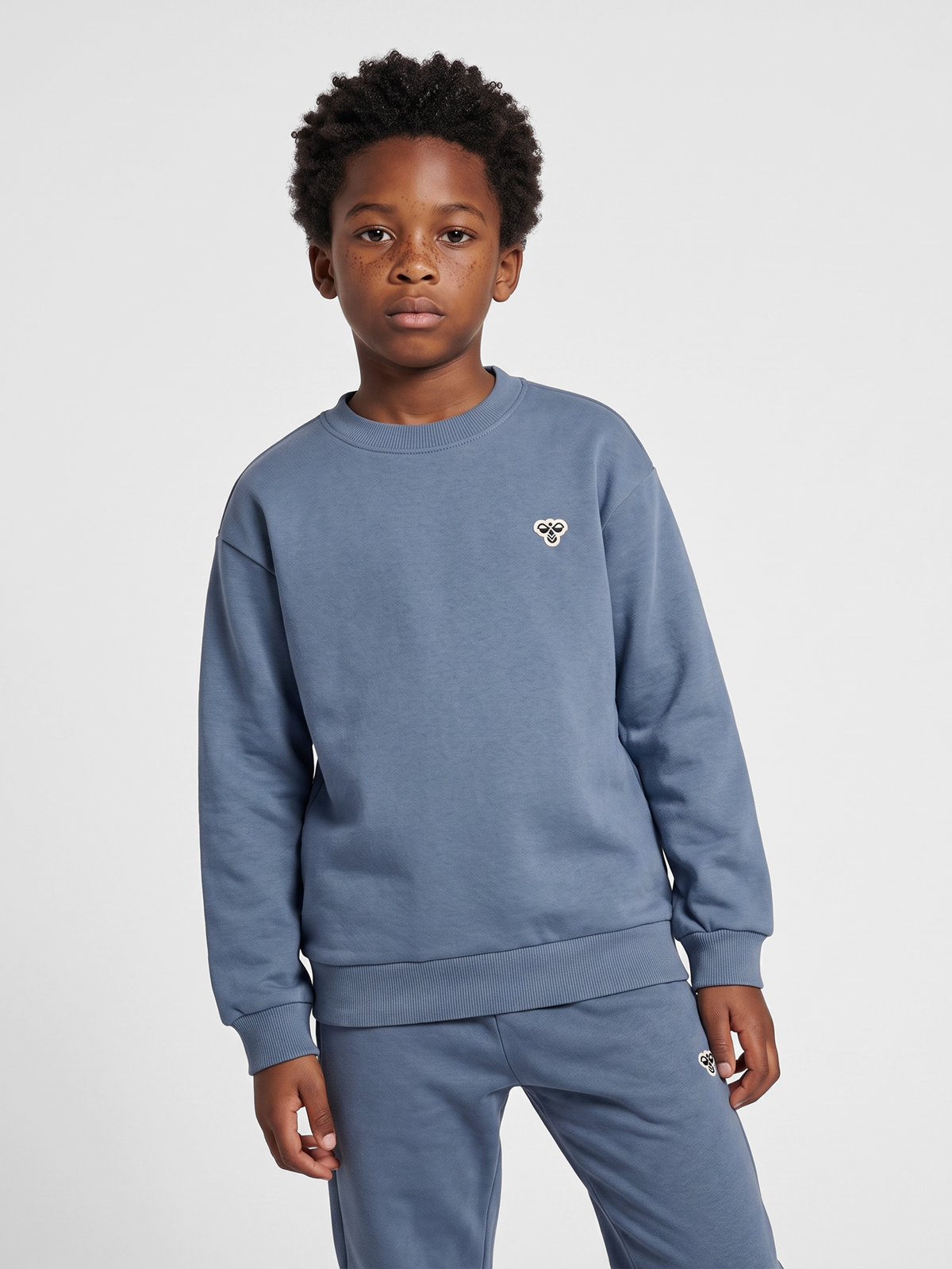 hummel Jr Loose Crewneck Bee Flint Stone