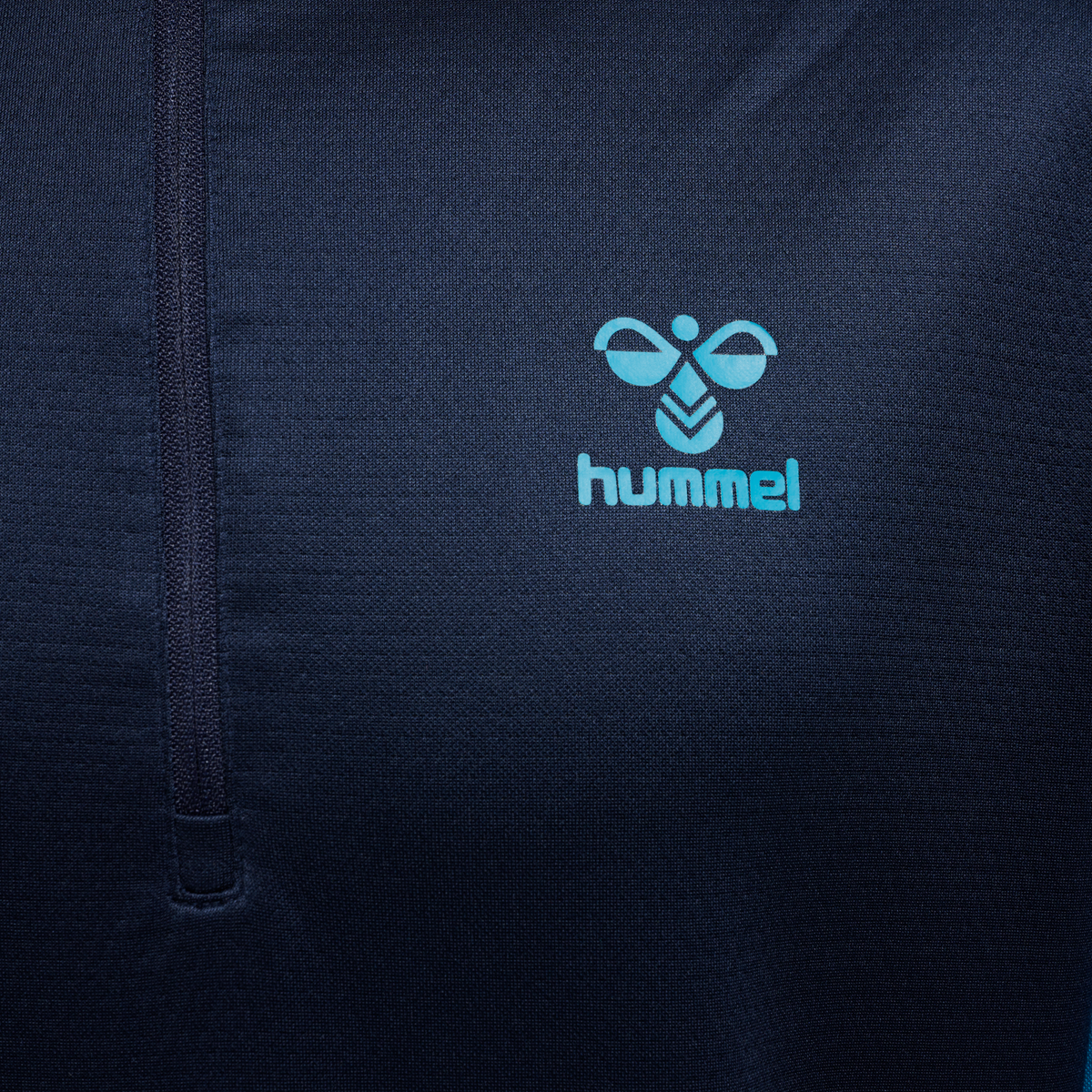 hummel Ongrid 1/2 Zip Poly Sweat Marine/Atomic Blue