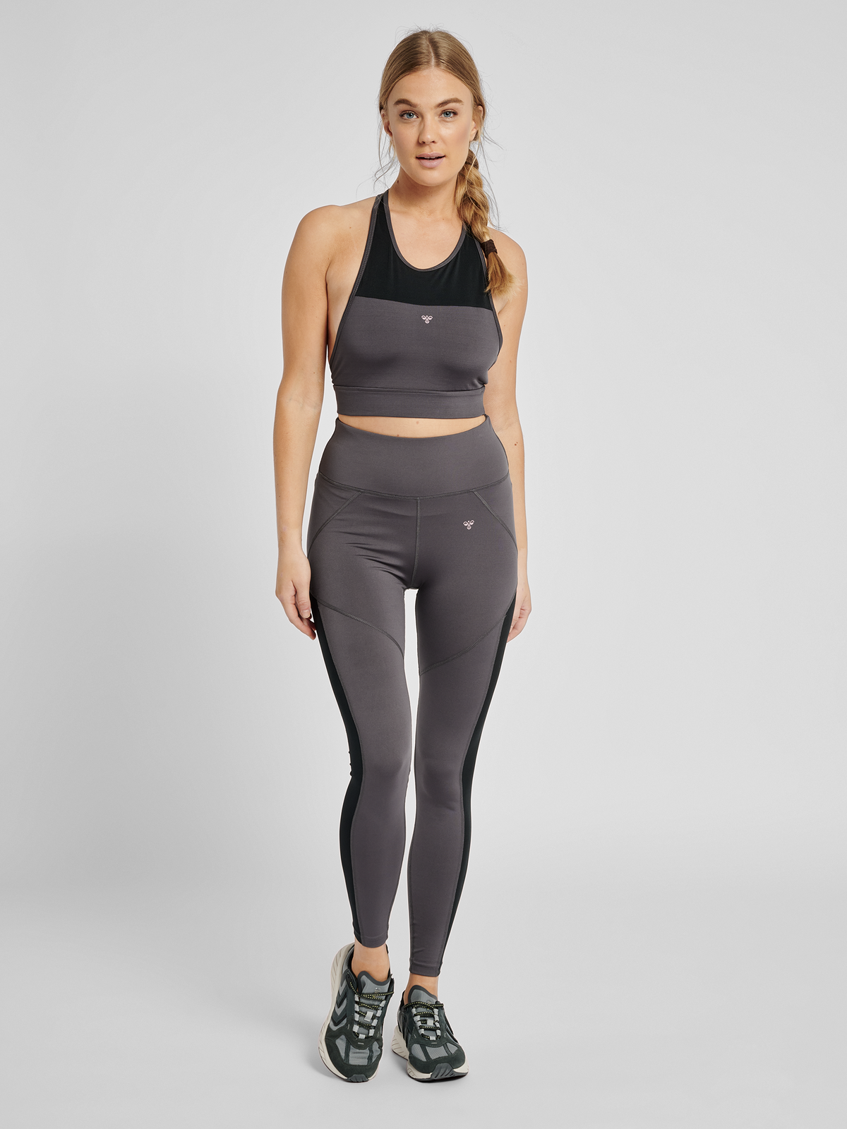 hummel Norma High Waist Tights Asphalt