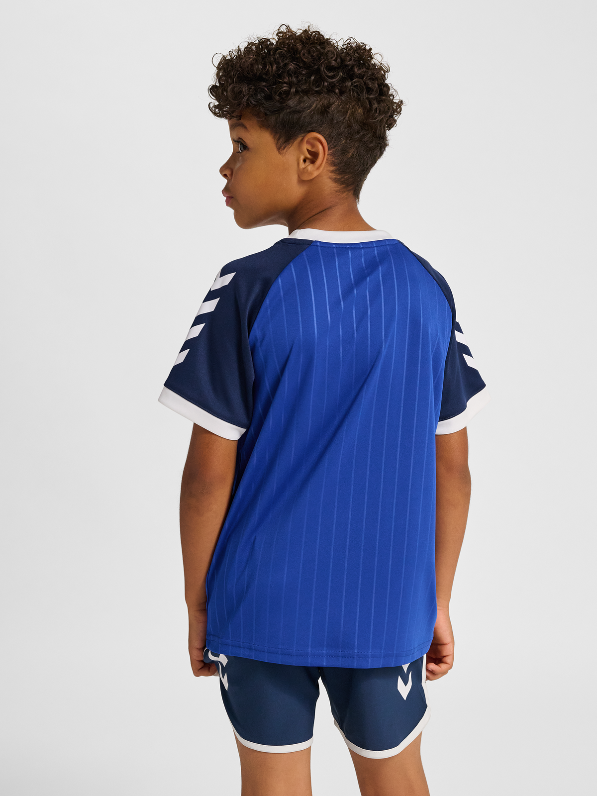 hummel Jr Stripe T-shirt S/S Surf The Web