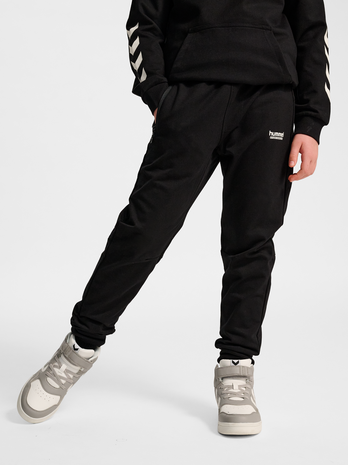 hummel Jr Regular Adj Waist Pants Black
