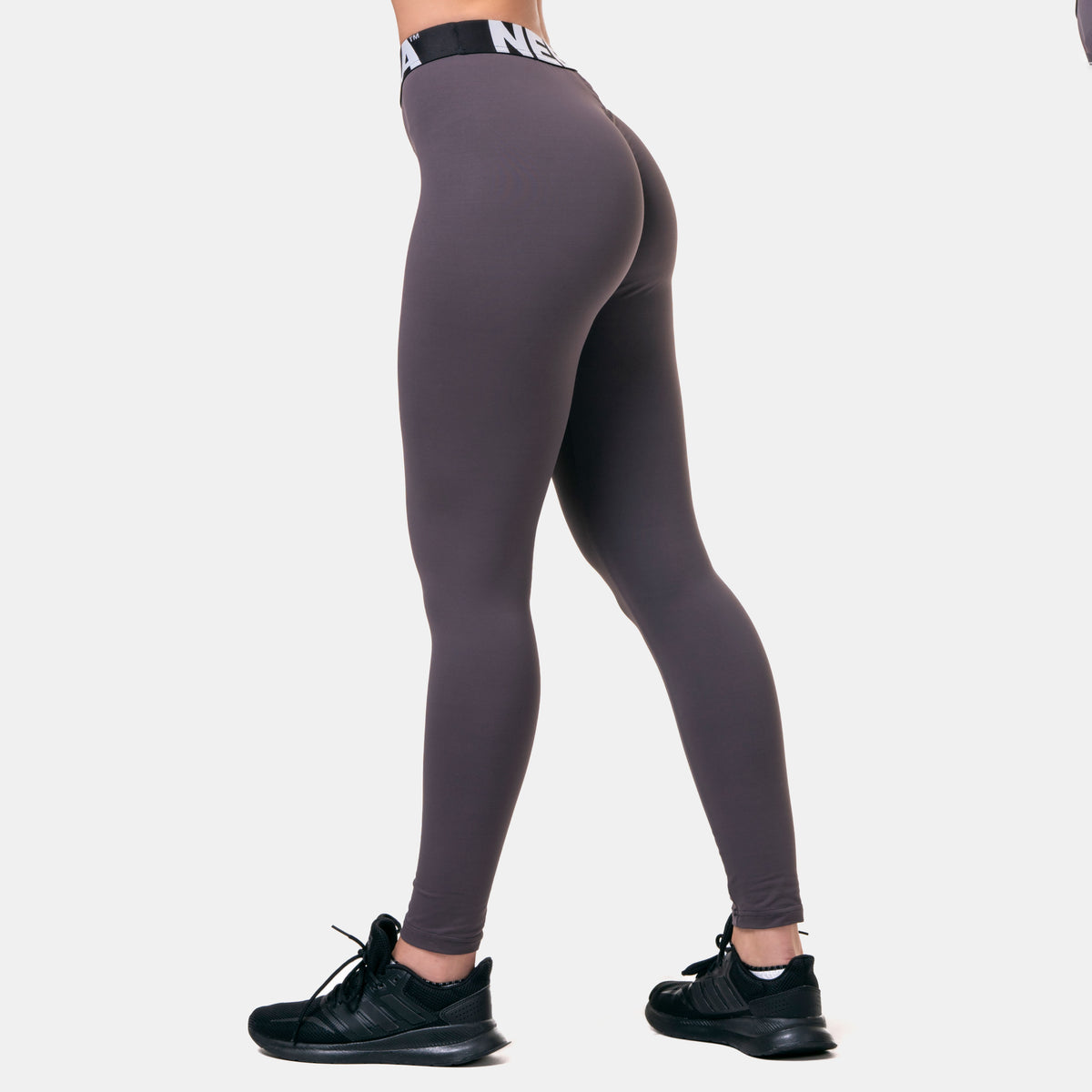 NEBBIA Squat HERO Scrunch Butt leggings, marron