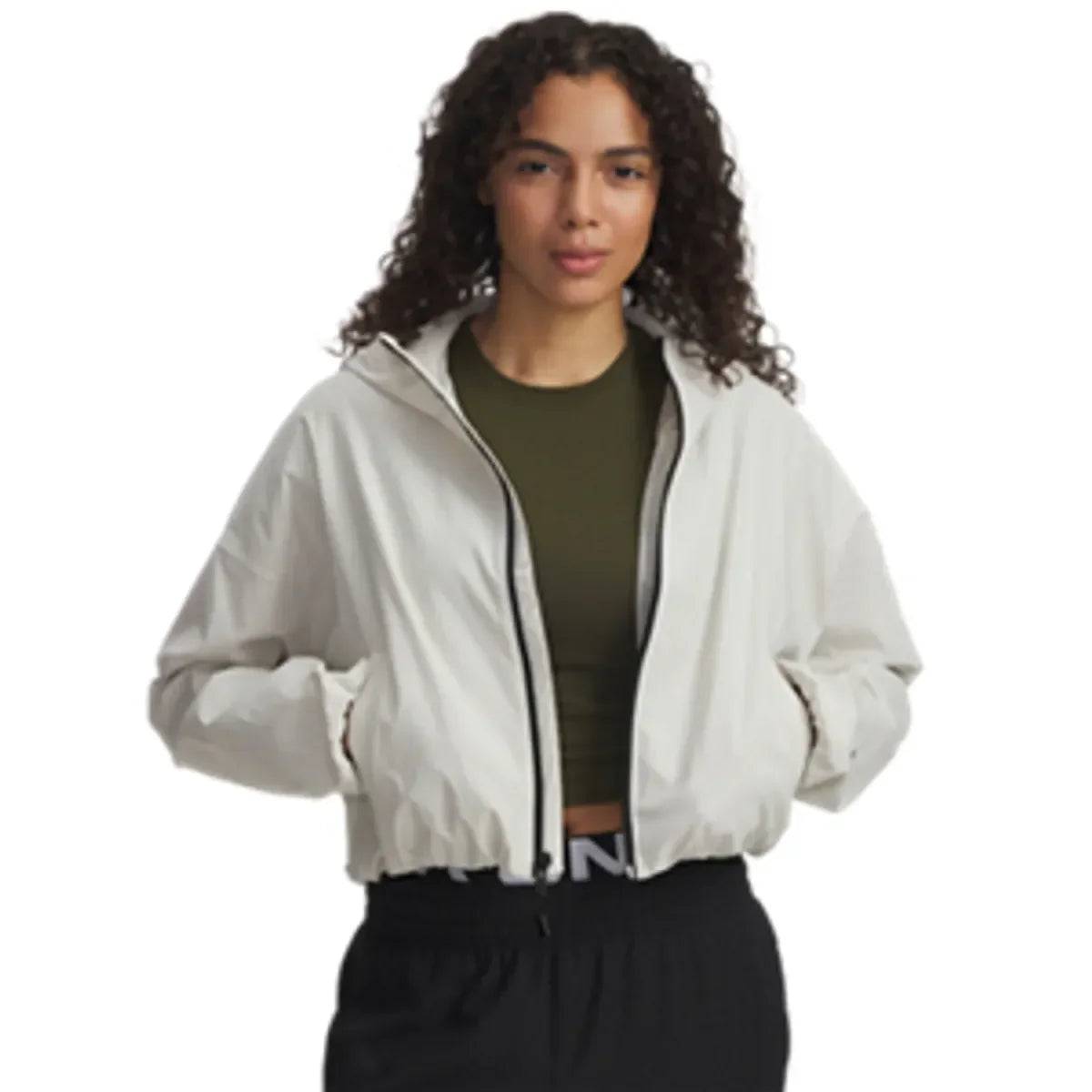 Under Armour Unstoppable Woven Rstop LS Summit White
