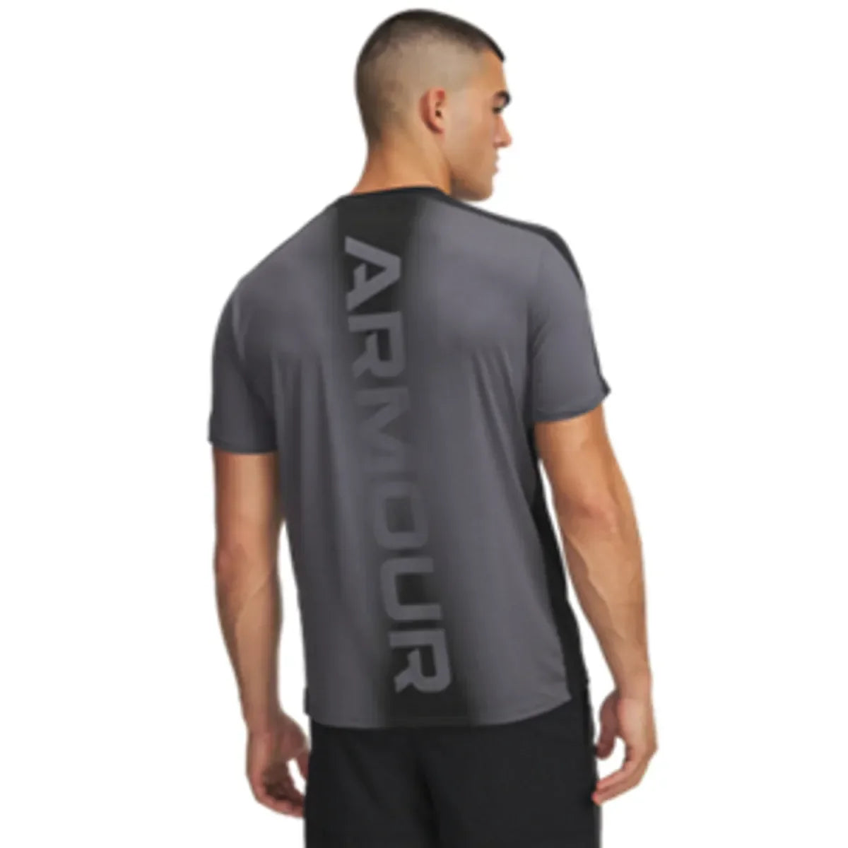 Under Armour UA HG Wordmark SS Castlerock
