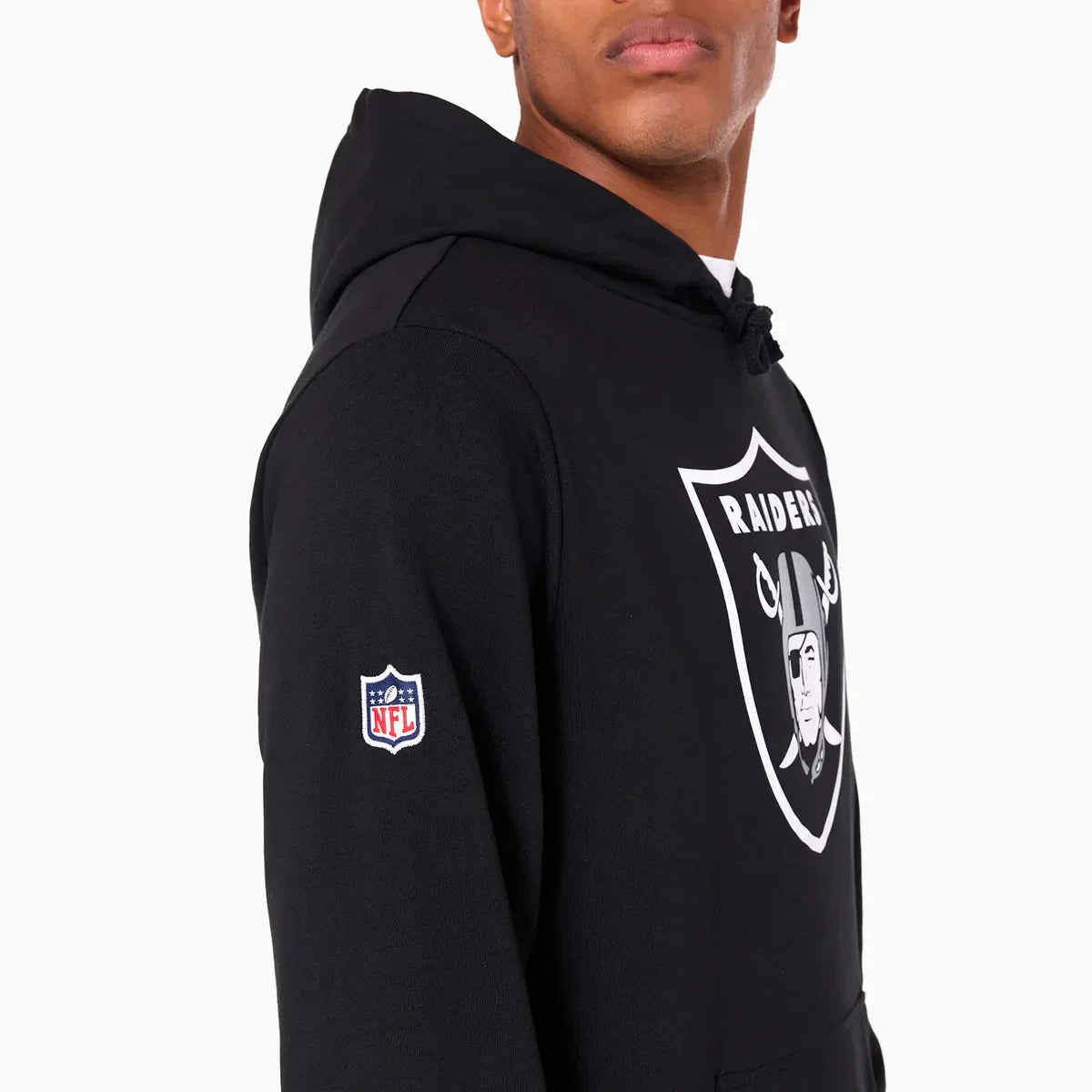 New Era NOS NFL REGULAR HOODY LASRAI  Blkwhi