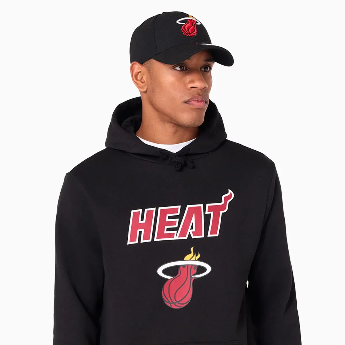 New Era NOS NBA REGULAR HOODY MIAHEA  Blk