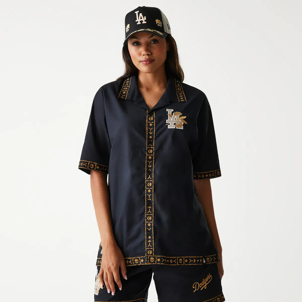New Era MLB TAPING REVERE SHIRT LOSDO Blk