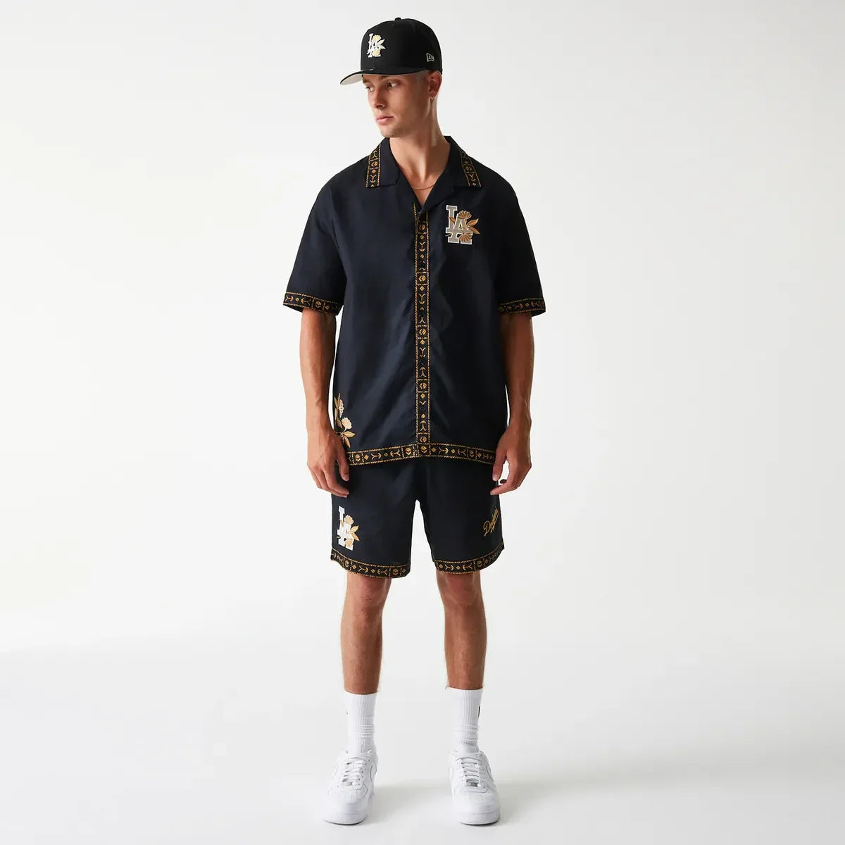 New Era MLB TAPING REVERE SHIRT LOSDO Blk
