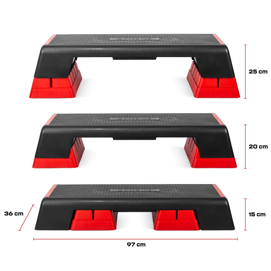 GYMSTICK Pro Step (black-red)