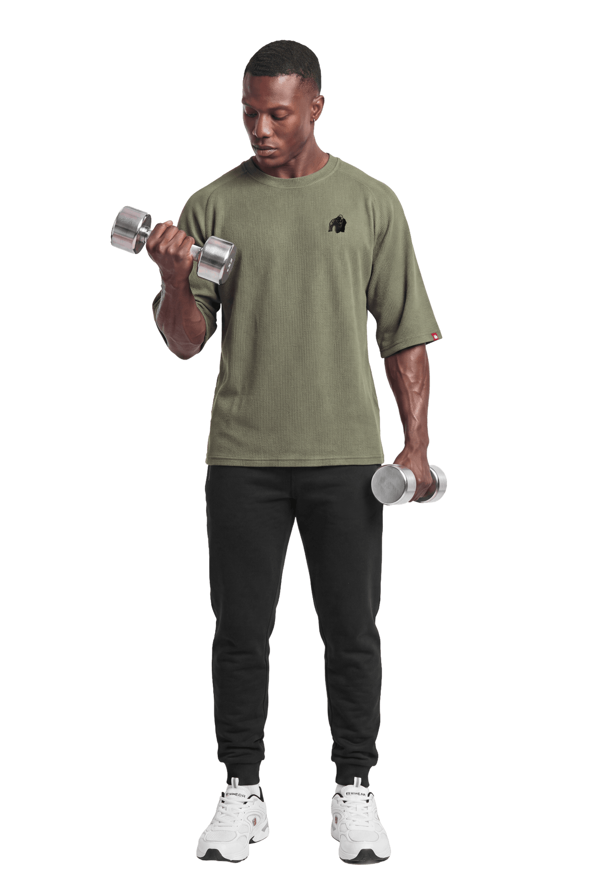 Gorilla Wear Russell Oversized T-Shirt, green