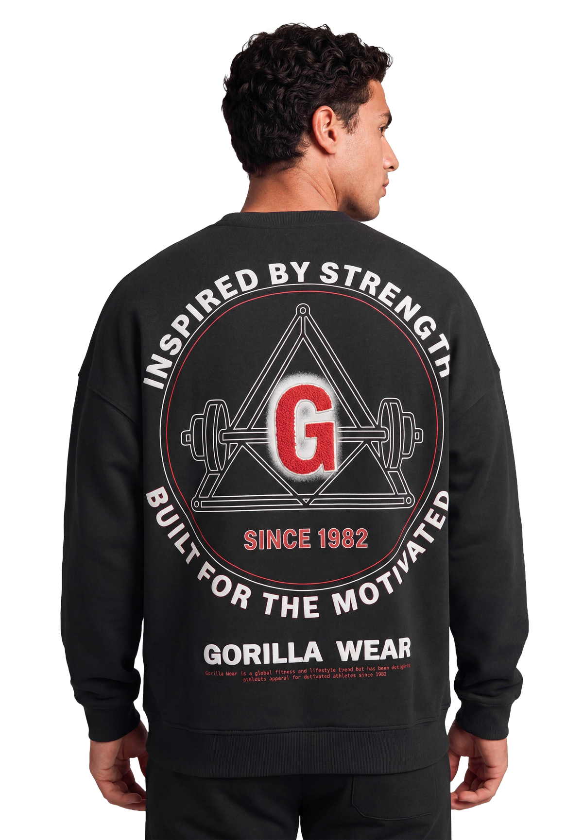 Gorilla Wear Leeds Oversized Sweater, black
