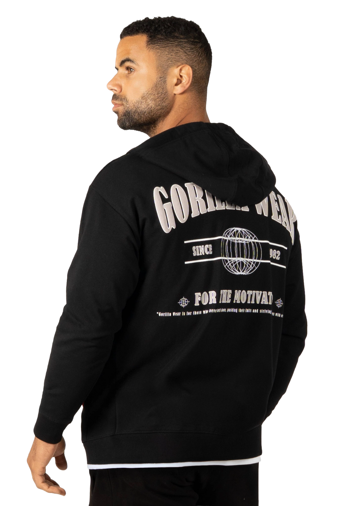 Gorilla Wear Scofield Zipped Hoodie, black