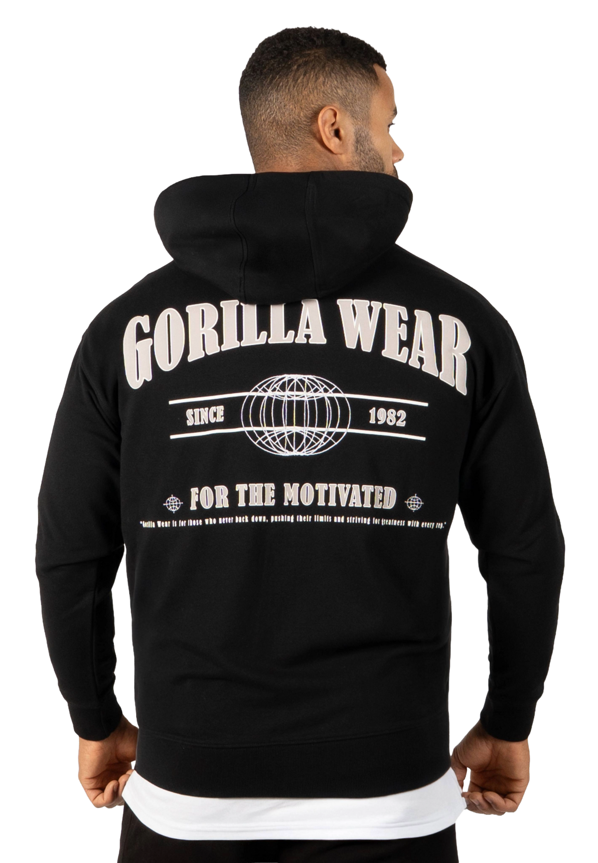 Gorilla Wear Scofield Zipped Hoodie, black