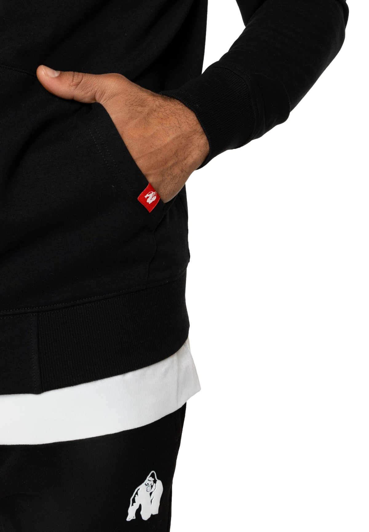 Gorilla Wear Scofield Zipped Hoodie, black