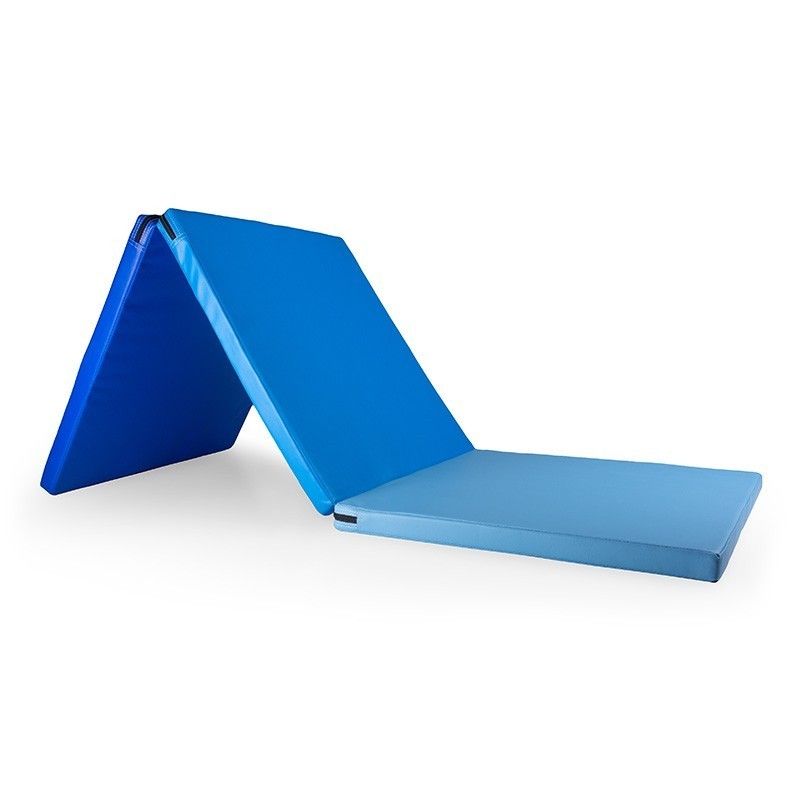 GYMSTICK Foldable Gym Mat 180 x 60 x 4cm, Blue