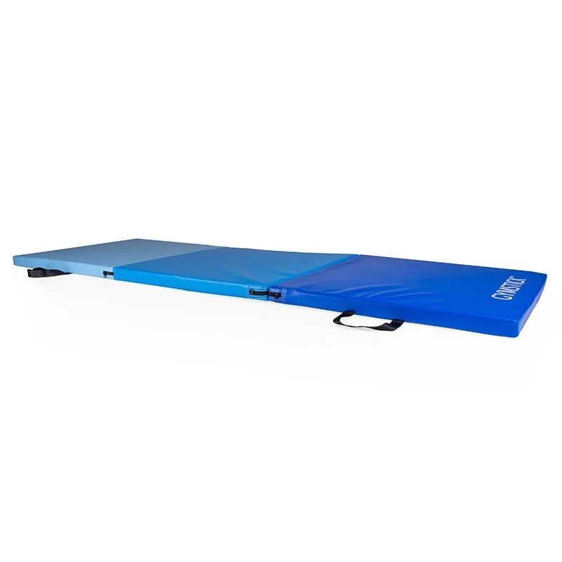 GYMSTICK Foldable Gym Mat 180 x 60 x 4cm, Blue