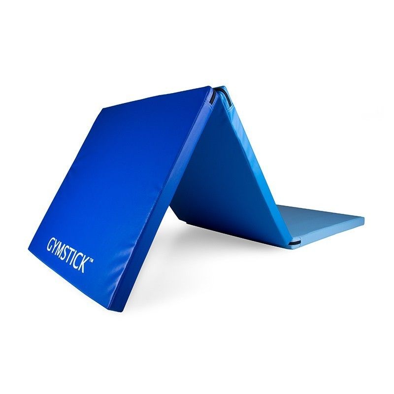 GYMSTICK Foldable Gym Mat 180 x 60 x 4cm, Blue