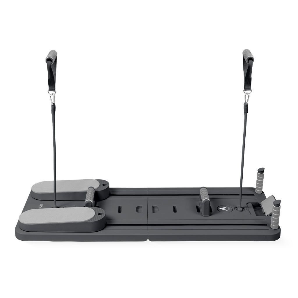 GYMSTICK Pilates V Reformer Board, Black Rose