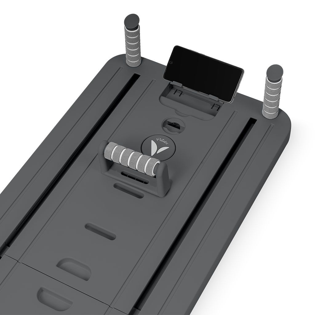 GYMSTICK Pilates V Reformer Board, Black Rose