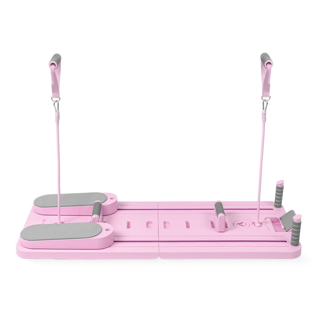 GYMSTICK Pilates V Reformer Board, Pink Lotus