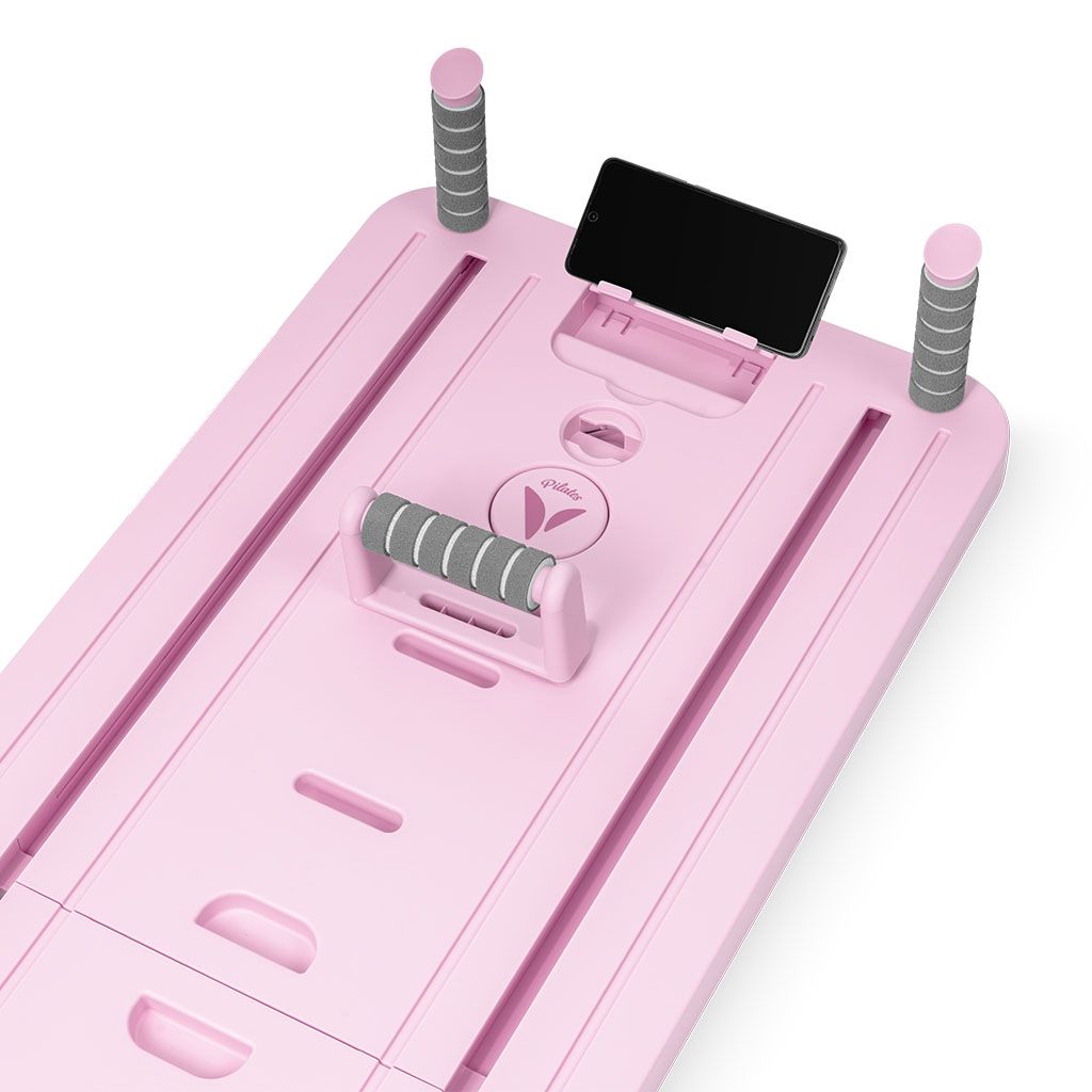 GYMSTICK Pilates V Reformer Board, Pink Lotus