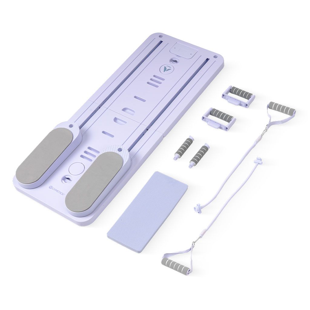 GYMSTICK Pilates V Reformer Board, Wild Lavender
