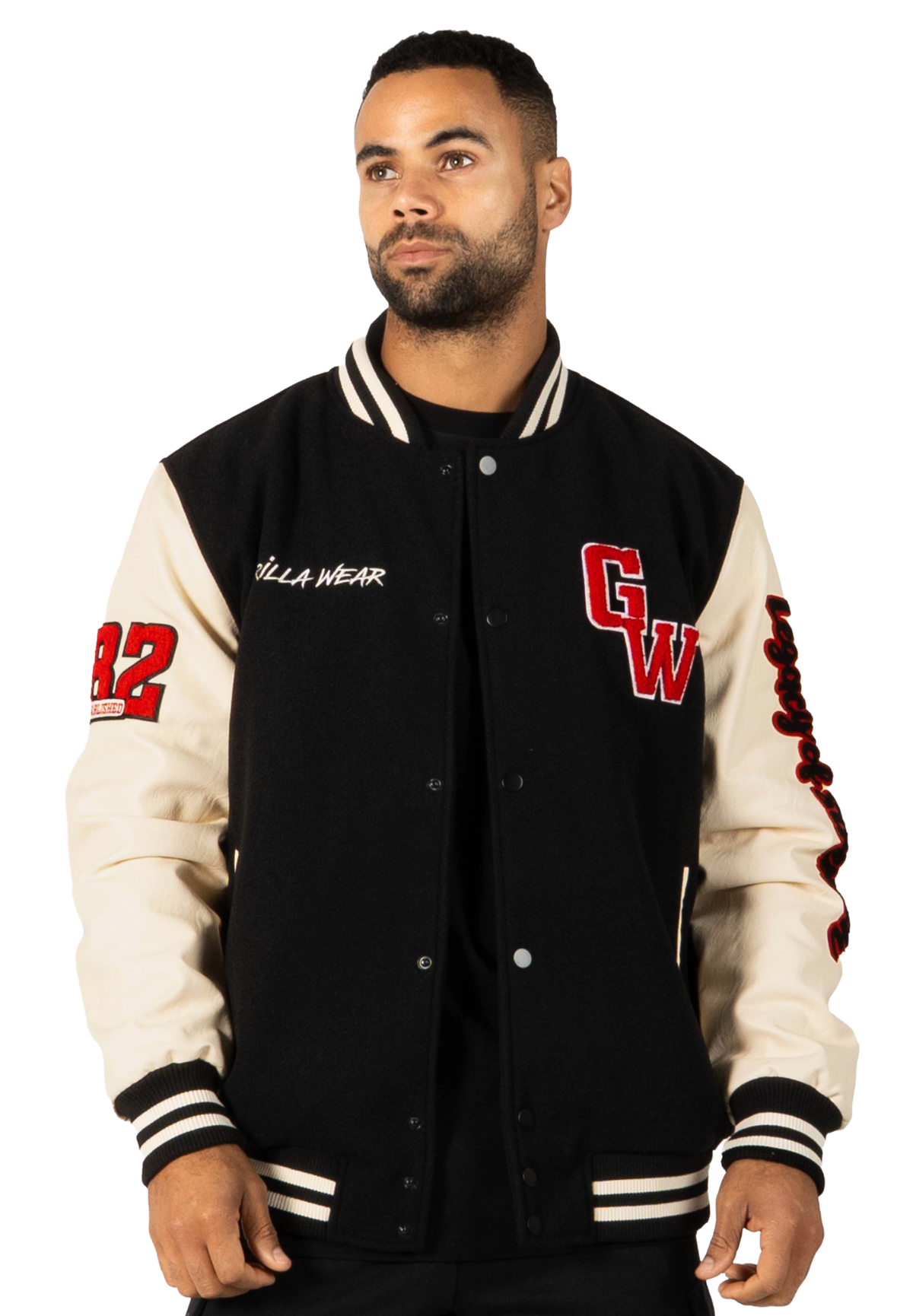 Gorilla Wear Saint Louis Varsity Jacket, black