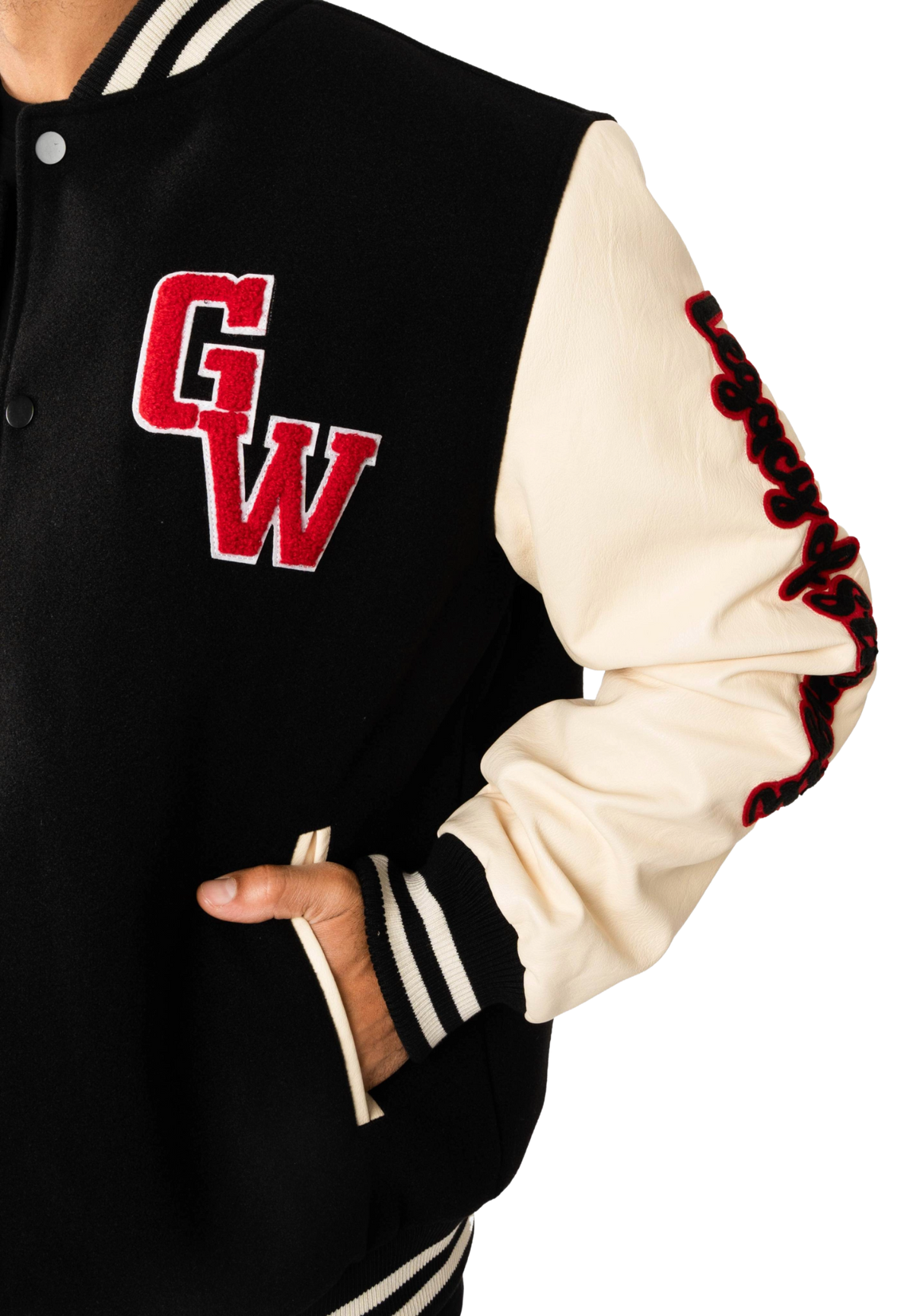 Gorilla Wear Saint Louis Varsity Jacket, black
