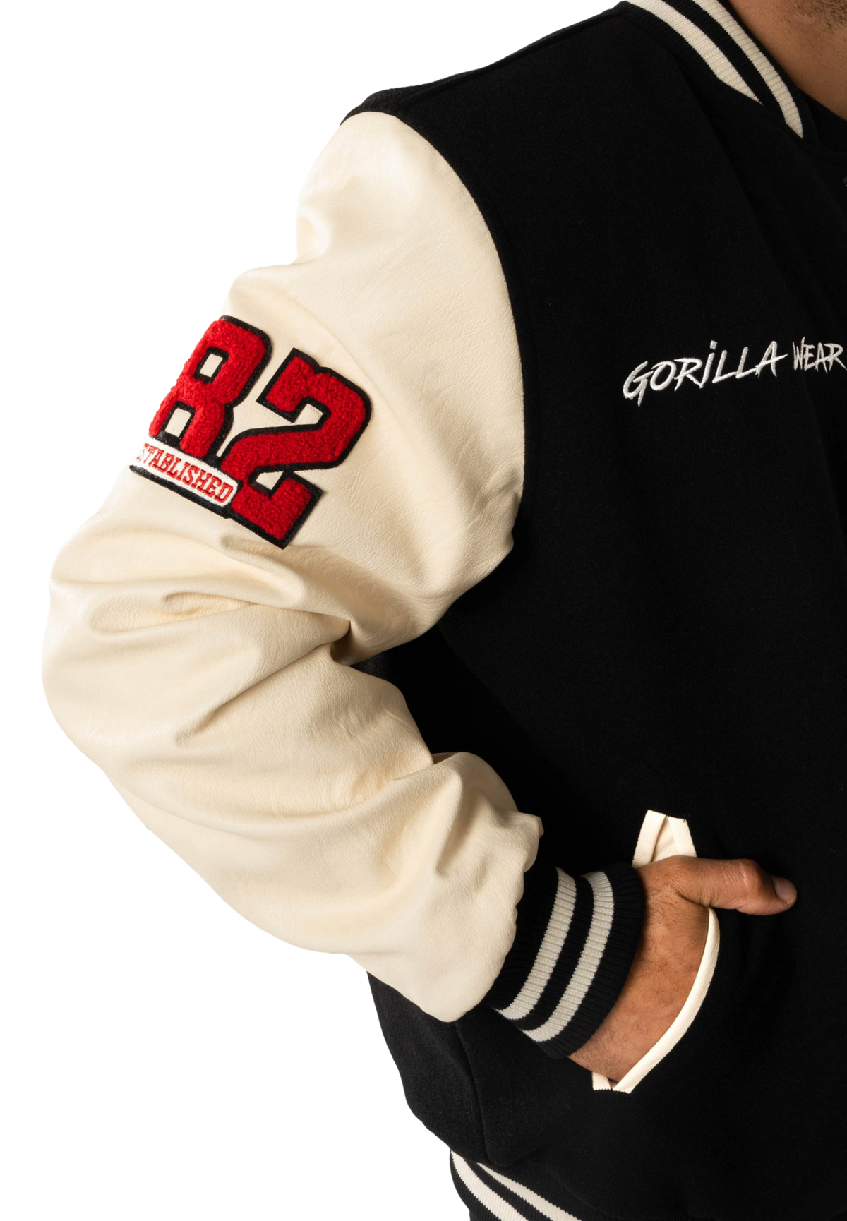 Gorilla Wear Saint Louis Varsity Jacket, black