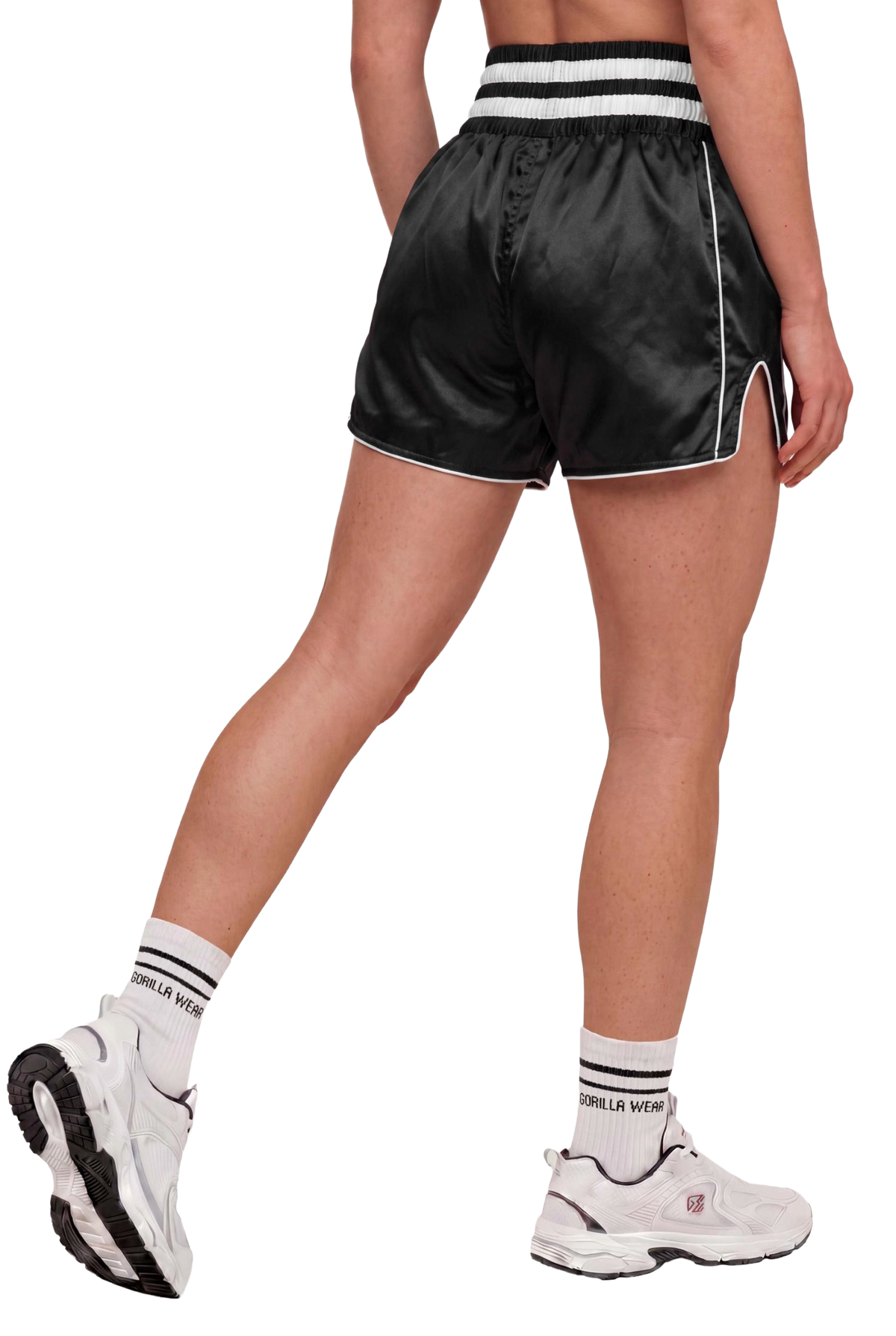 Gorilla Wear Tacoma Fighting Shorts, black/white