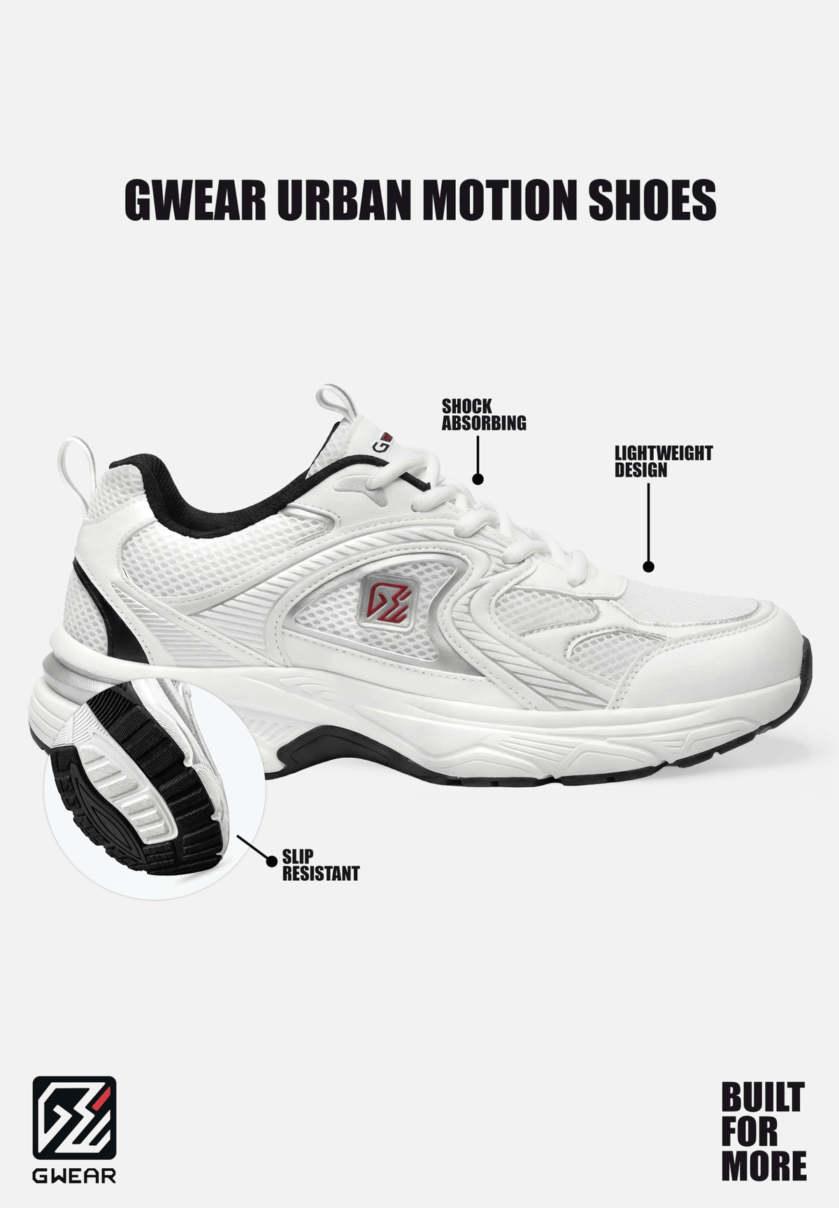 Gorilla Wear Gwear Urban Motion Shoes, white