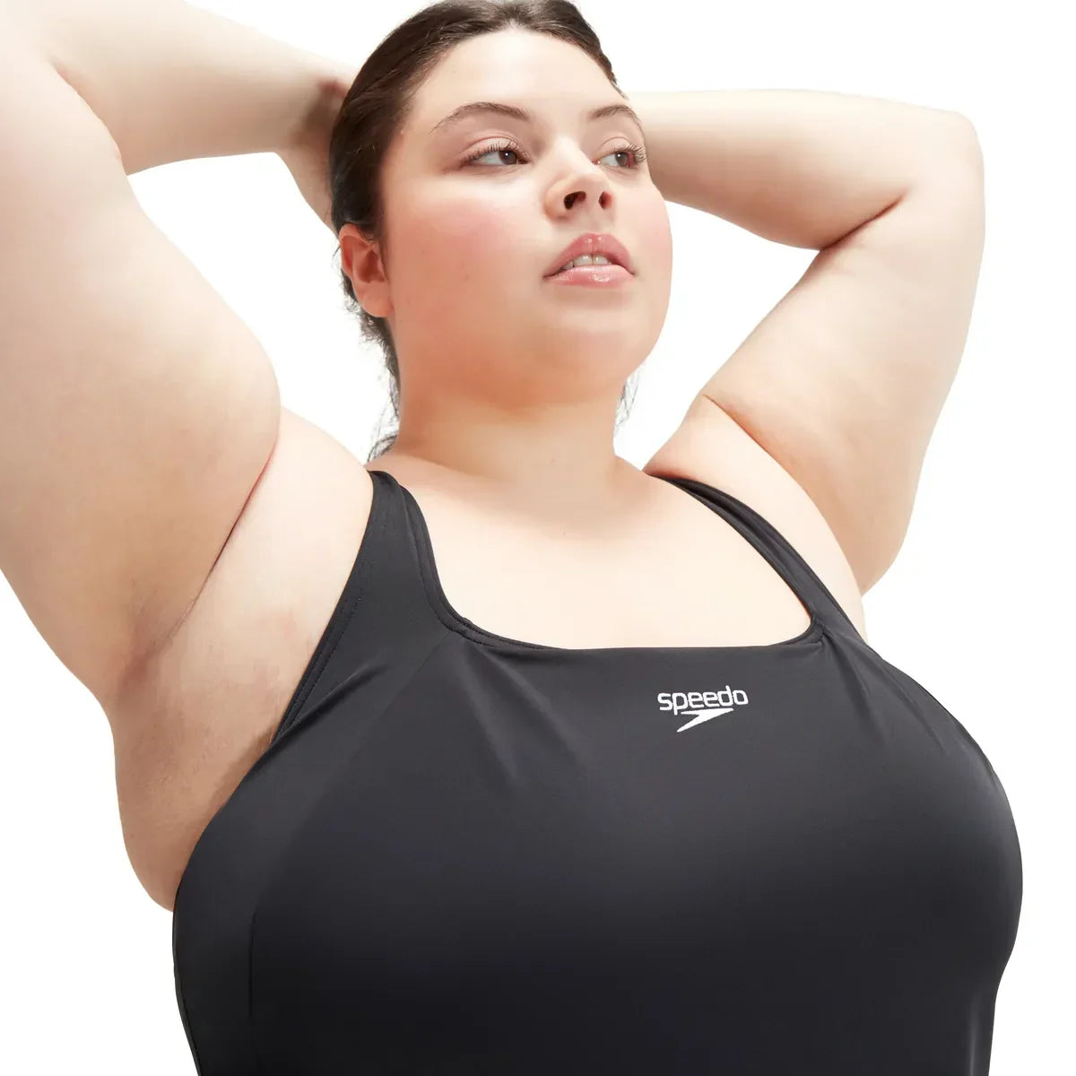 Speedo Womens Swim Dress (+) Black