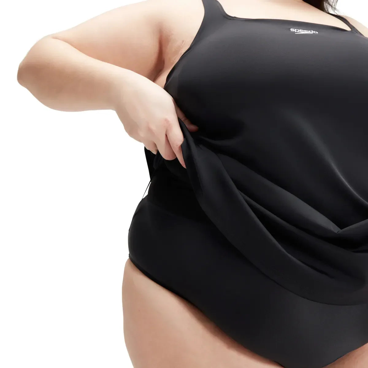 Speedo Womens Swim Dress (+) Black