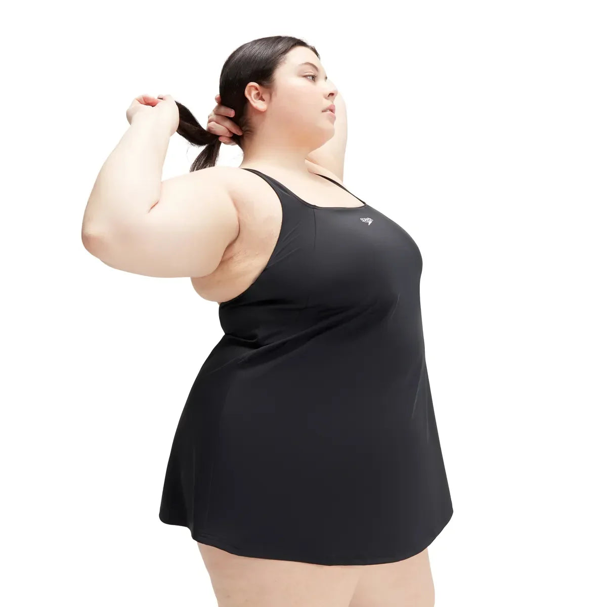 Speedo Womens Swim Dress (+) Black