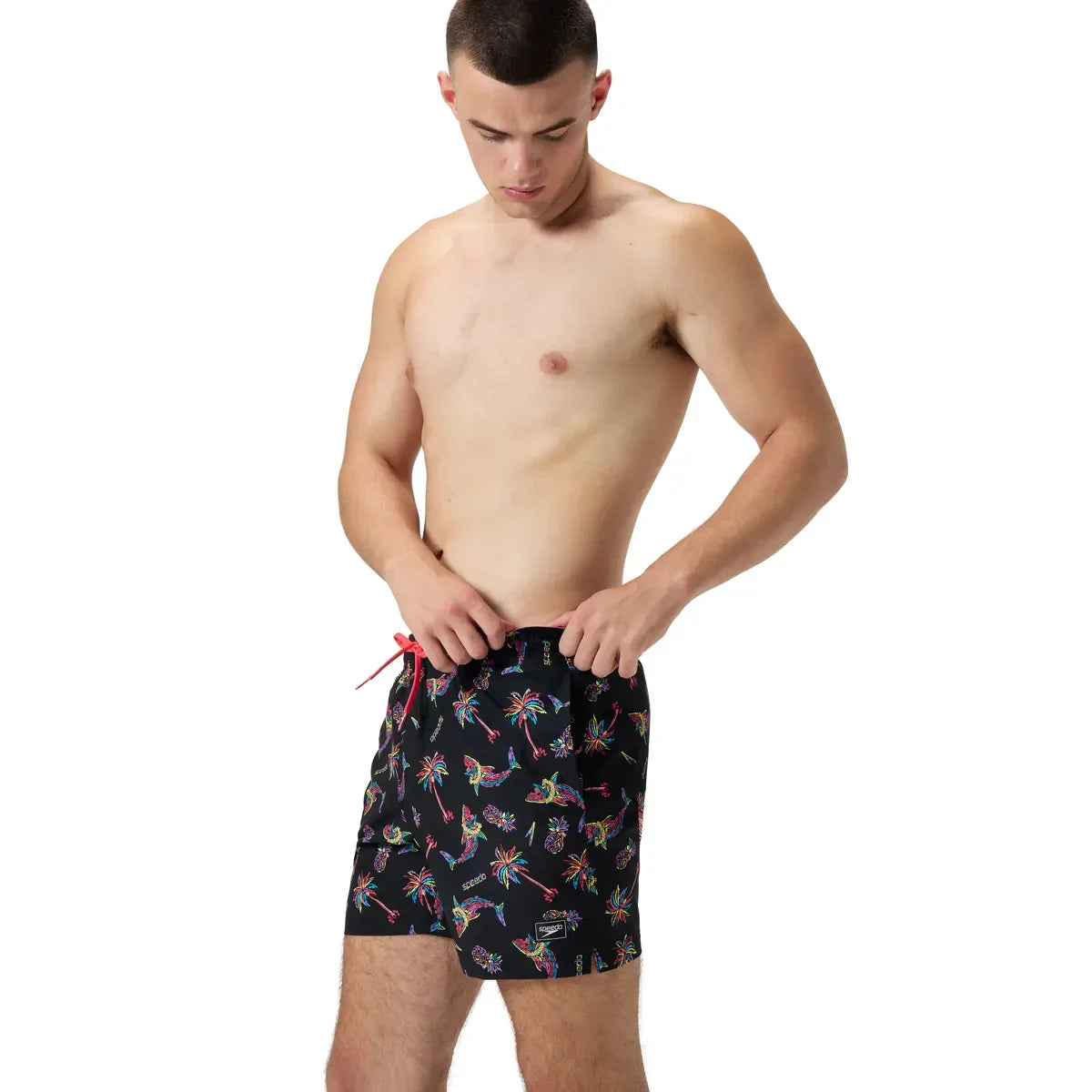 Speedo 8-004725 (Better) Print Redondo Edge Volley 16" Orange