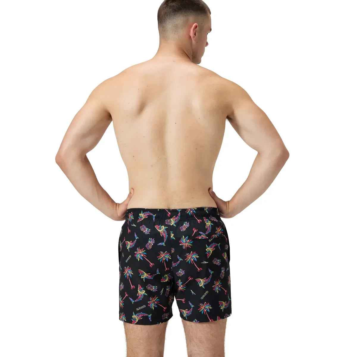 Speedo 8-004725 (Better) Print Redondo Edge Volley 16" Orange