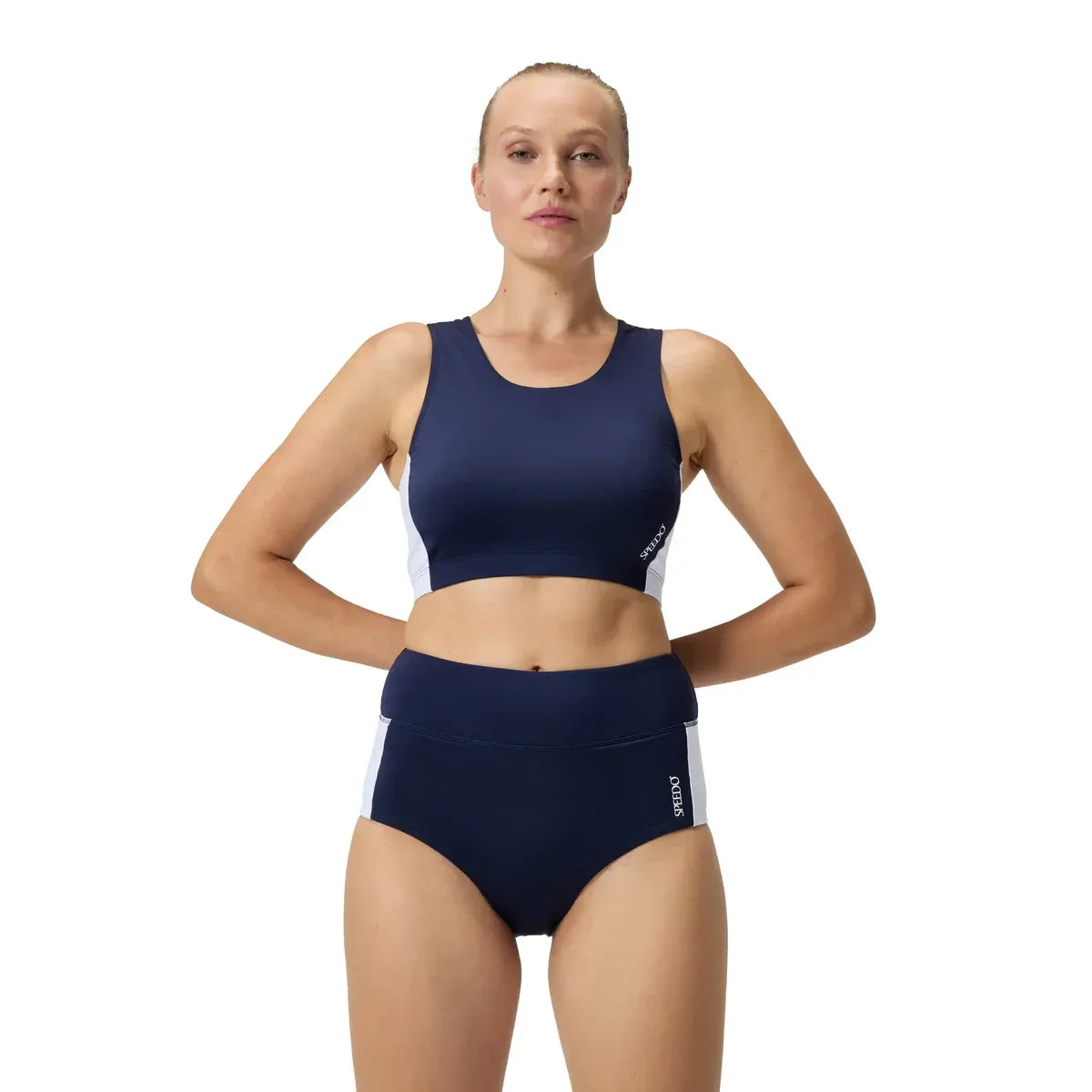 Speedo 8-005058 CB Banded Boyleg Btm Peacoat
