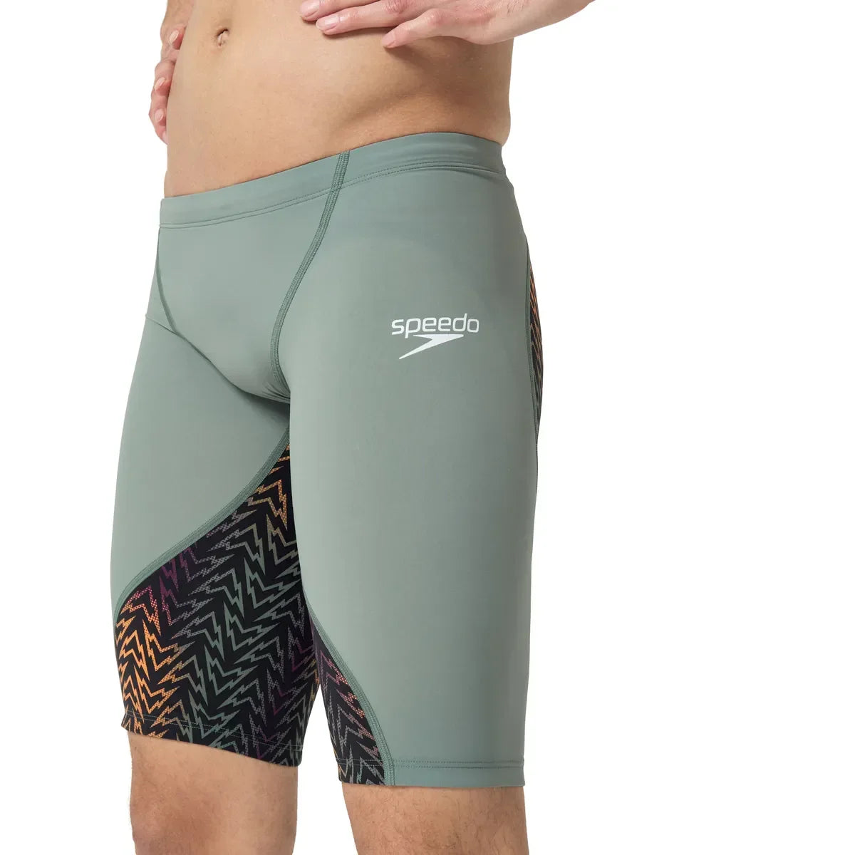 Speedo LZR Ignite Jammer -APAC/EMEA Fit Green/Orange