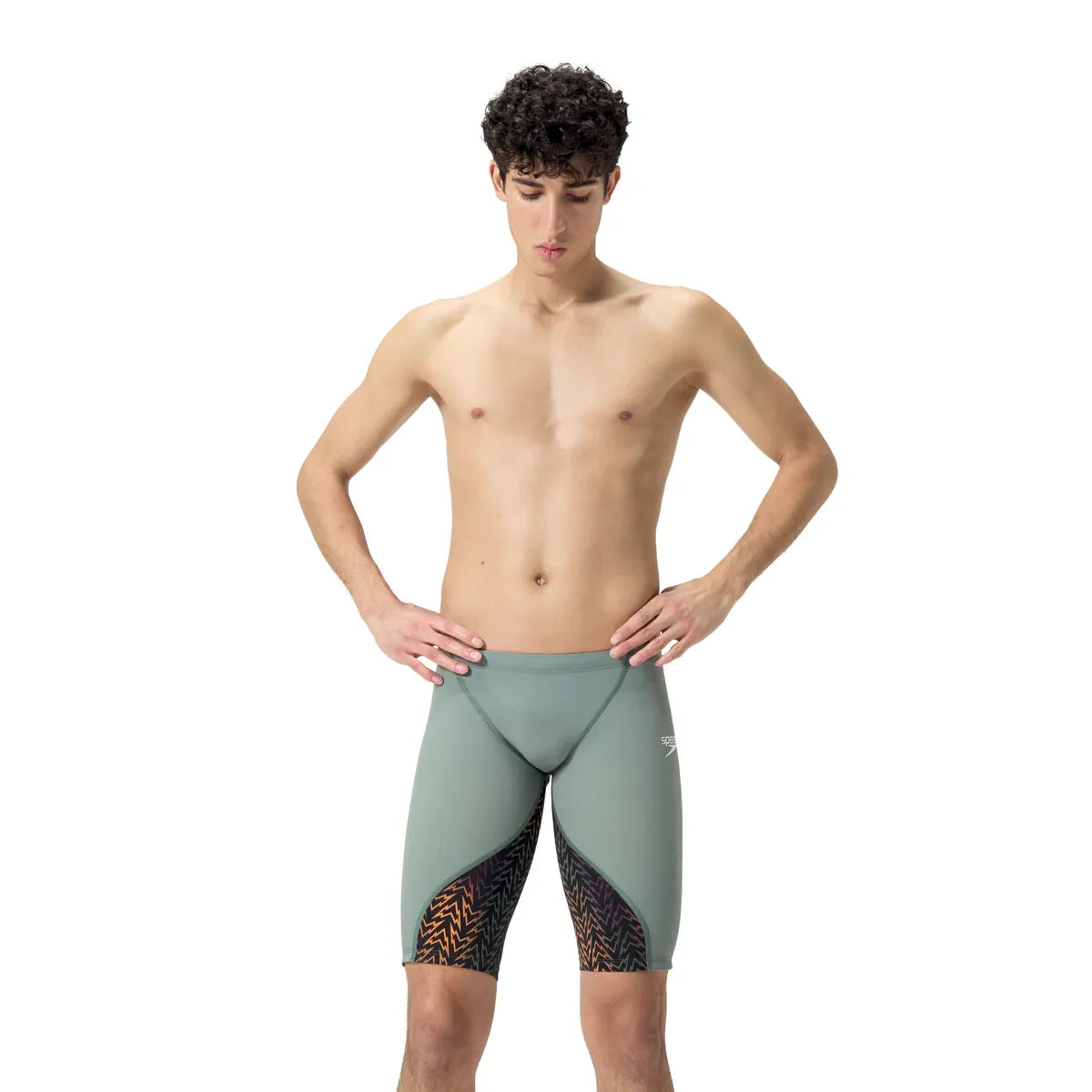 Speedo LZR Ignite Jammer -APAC/EMEA Fit Green/Orange