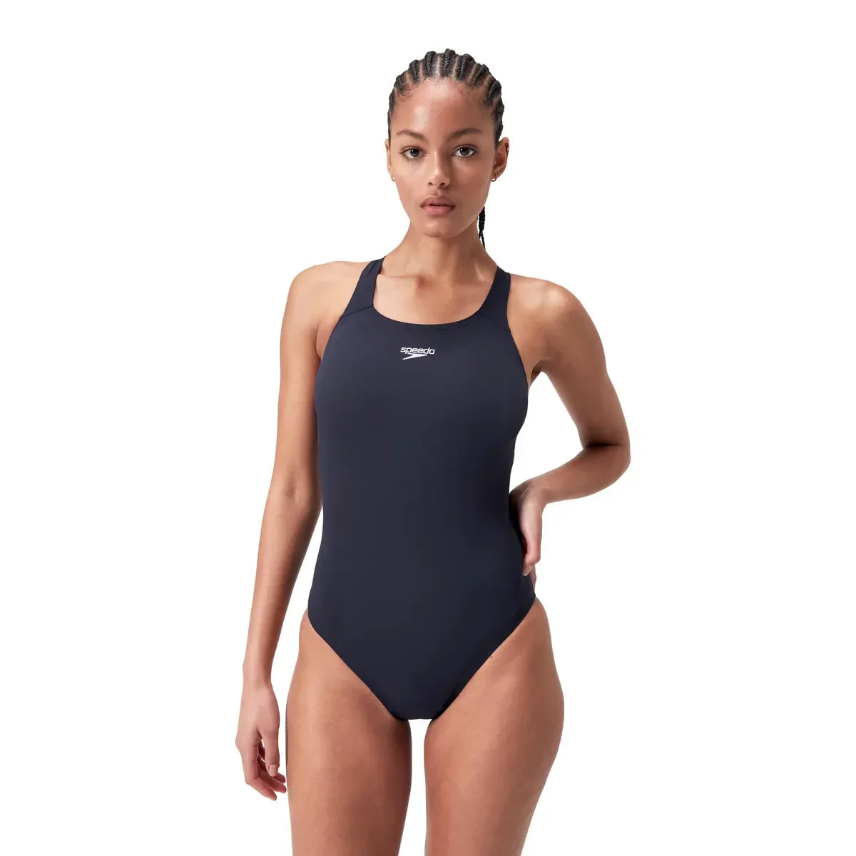 Speedo Endurance+ Medalist Swimsuit Navy