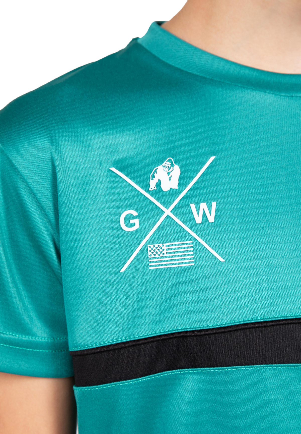 Gorilla Wear Vernon Kids T-Shirt, teal green
