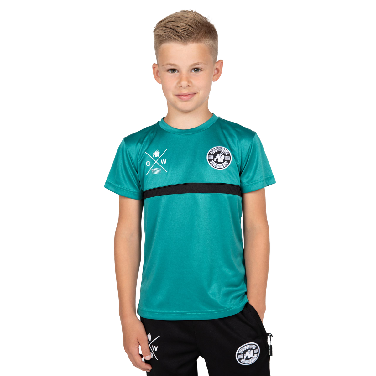 Gorilla Wear Vernon Kids T-Shirt, teal green