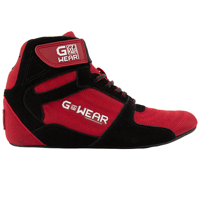 Gorilla Wear Gwear Pro High Tops, red/black