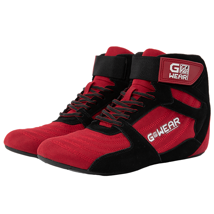 Gorilla Wear Gwear Pro High Tops, red/black