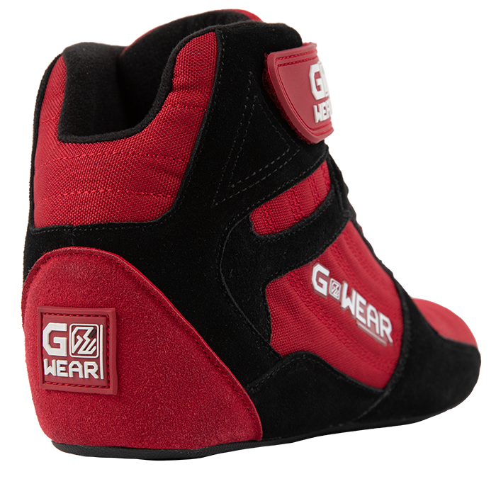 Gorilla Wear Gwear Pro High Tops, red/black