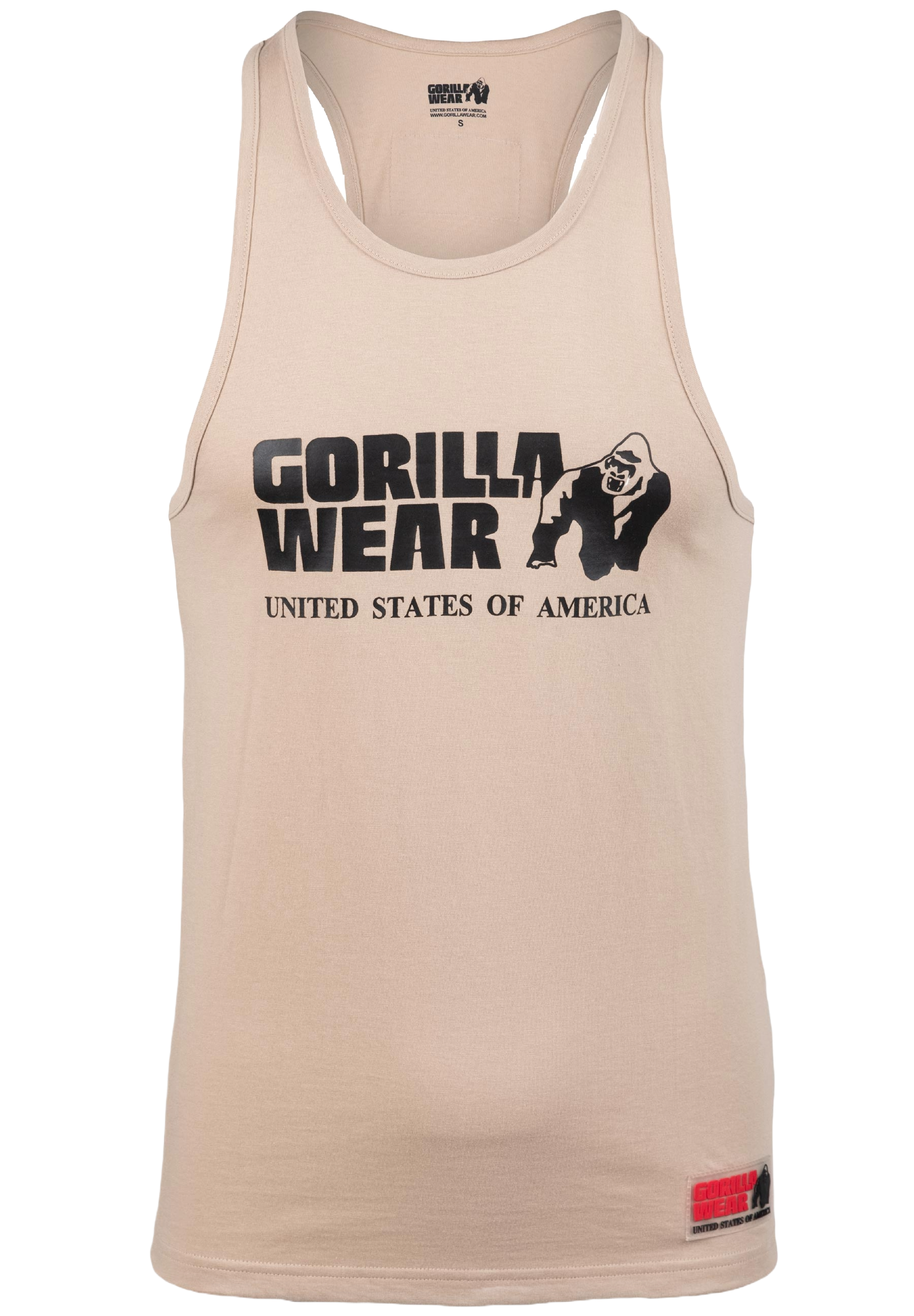 Gorilla Wear Classic Tank Top, light brown