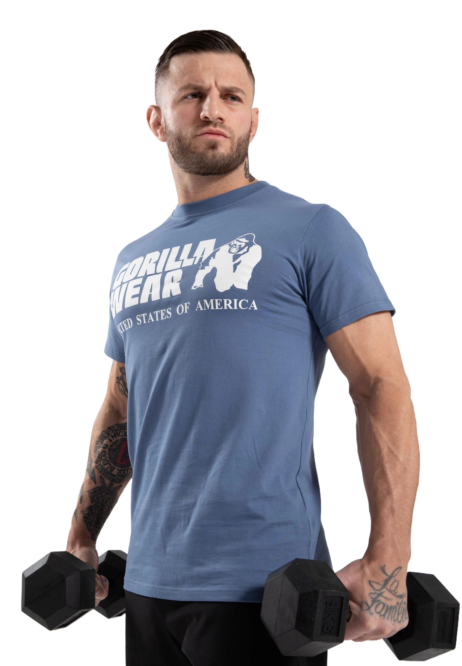 Gorilla Wear Classic T-Shirt, coronet blue
