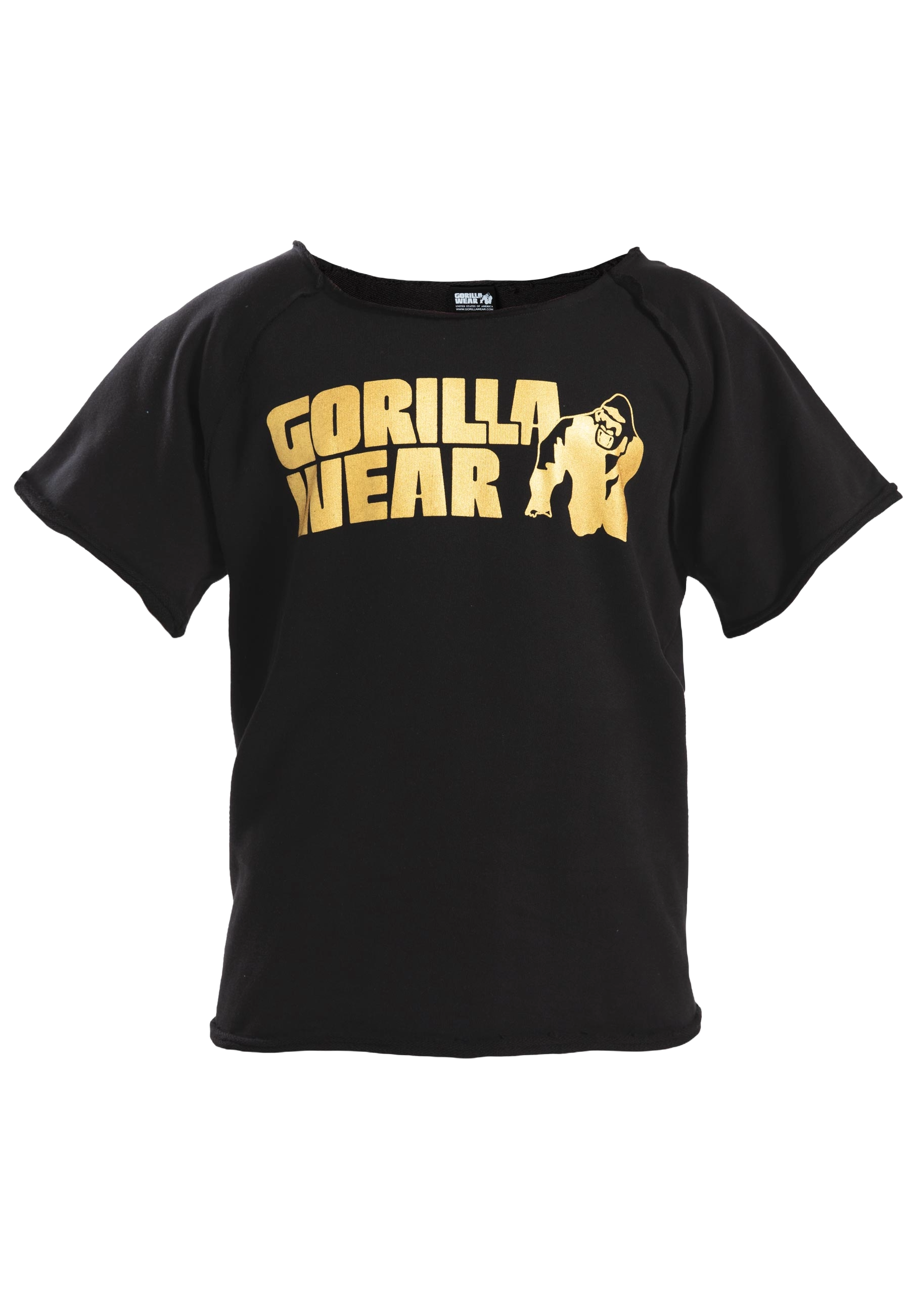 Gorilla Wear Classic Workout Top, black/gold