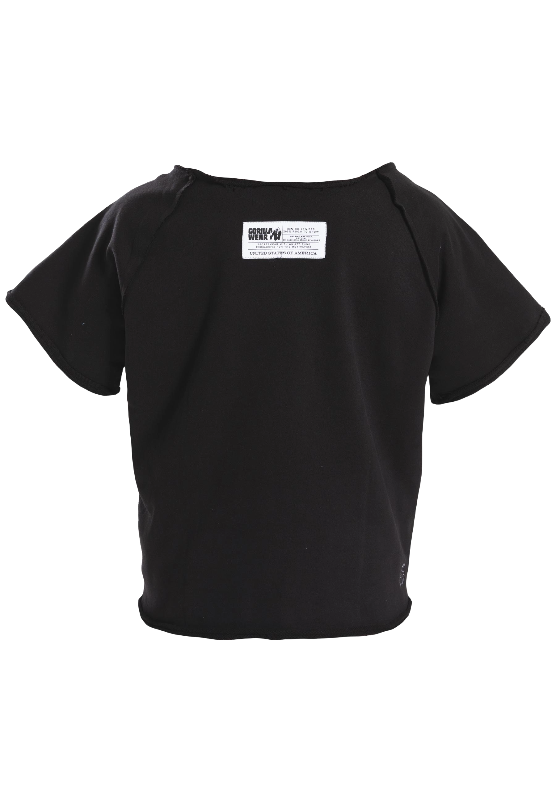 Gorilla Wear Classic Workout Top, black/gold