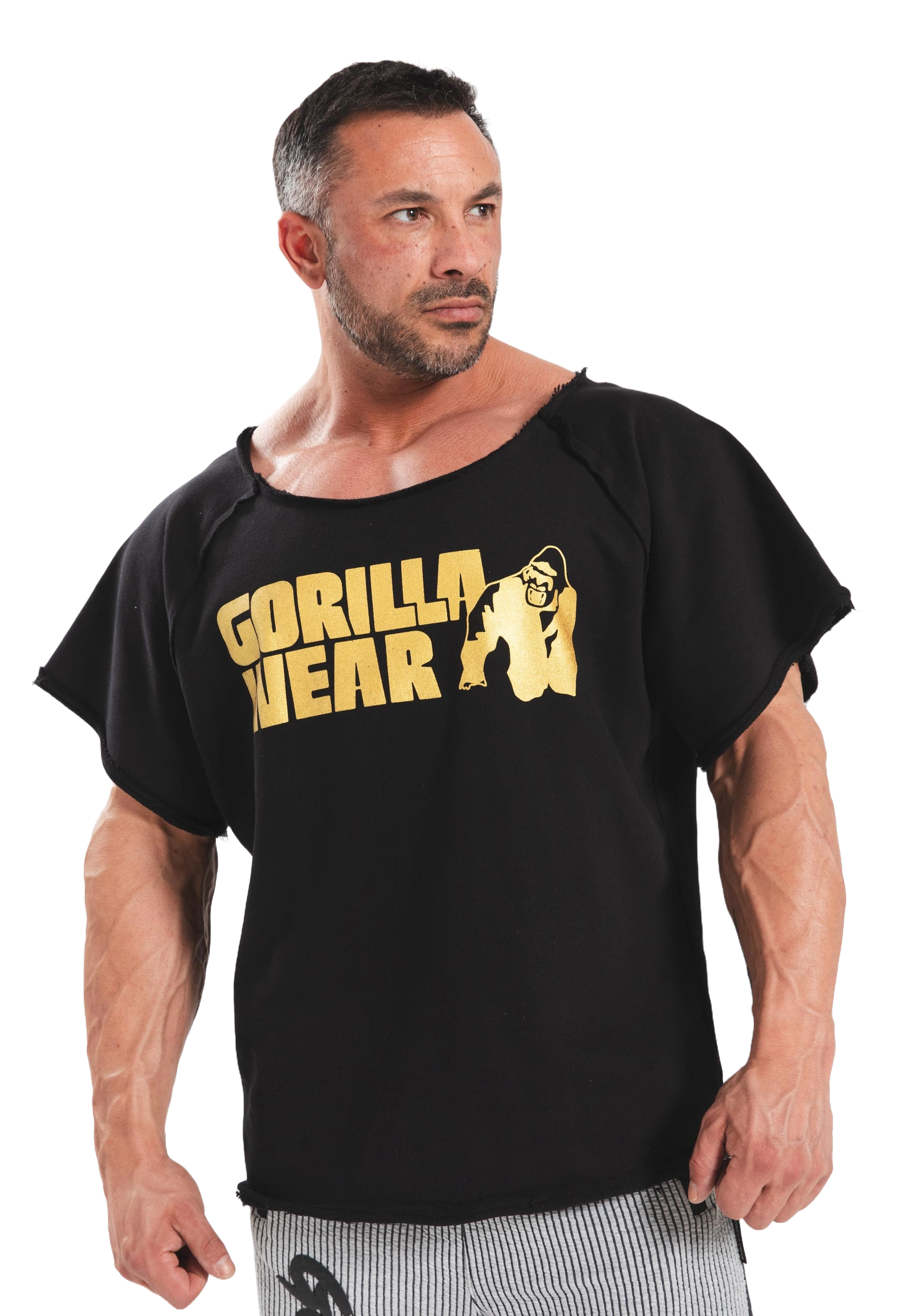 Gorilla Wear Classic Workout Top, black/gold